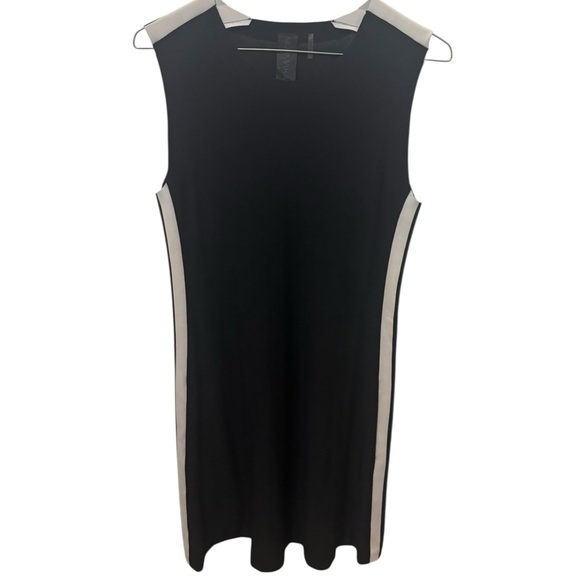 Norma Kamali Side Stripe Sleeveless Dress Size Small - Picture 3 of 6